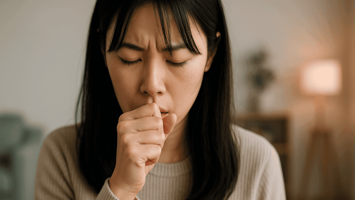 乾性咳嗽（からせき）とは？痰の出ない咳が続く原因と対処法