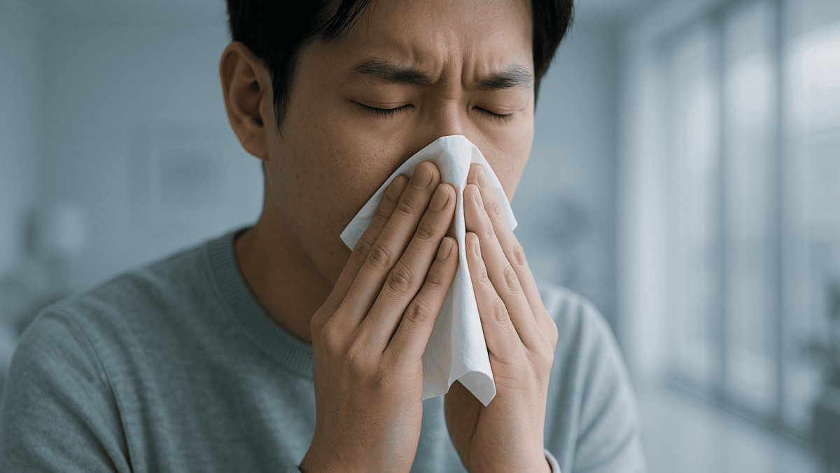 アレルギー性鼻炎の症状（鼻水・くしゃみ・咳）と原因、その対処法について