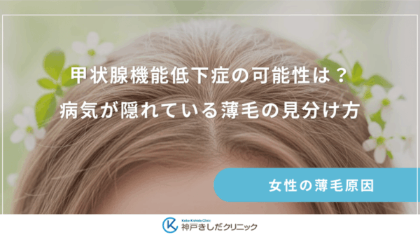 甲状腺機能低下症の可能性は？病気が隠れている薄毛の見分け方