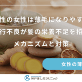 冷え性の女性は薄毛になりやすい？血行不良が髪の栄養不足を招くメカニズムと対策
