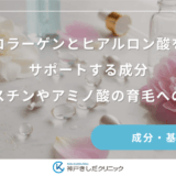 コラーゲンとヒアルロン酸をサポートする成分｜エラスチンやアミノ酸の育毛への働き