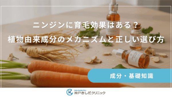 ニンジンに育毛効果はある？植物由来成分のメカニズムと正しい選び方