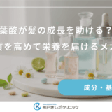 葉酸が髪の成長を助ける？血液の質を高めて栄養を届けるメカニズム