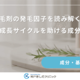 育毛剤の発毛因子を読み解く?毛髪の成長サイクルを助ける成分の正体