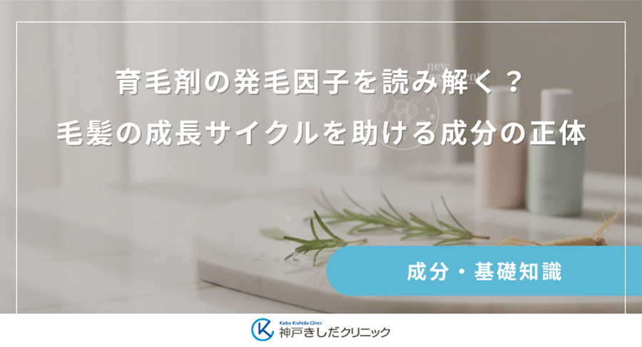 育毛剤の発毛因子を読み解く?毛髪の成長サイクルを助ける成分の正体