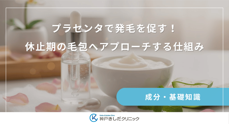 プラセンタで発毛を促す！休止期の毛包へアプローチする仕組み