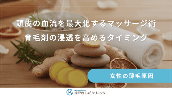 頭皮の血流を最大化するマッサージ術｜育毛剤の浸透を高めるタイミング