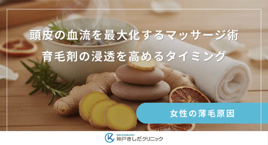 頭皮の血流を最大化するマッサージ術｜育毛剤の浸透を高めるタイミング