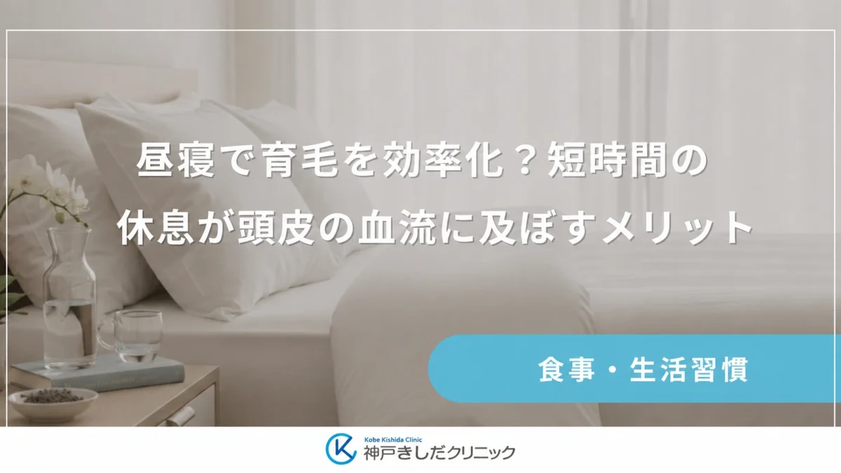 昼寝で育毛を効率化?短時間の休息が頭皮の血流に及ぼすメリット