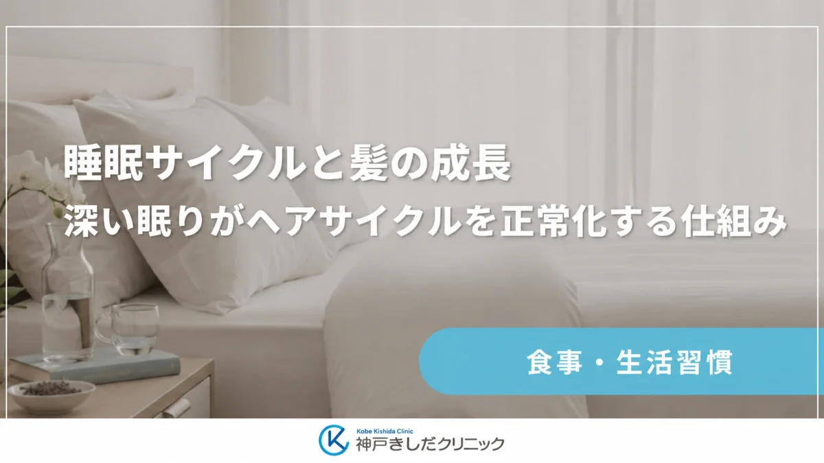睡眠サイクルと髪の成長|深い眠りがヘアサイクルを正常化する仕組み