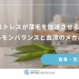 ストレスが薄毛を加速させる？ホルモンバランスと血流のメカニズム