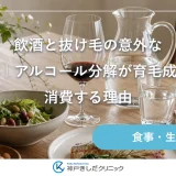 飲酒と抜け毛の意外な関係｜アルコール分解が育毛成分を消費する理由