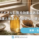 ヘアオイルに育毛効果はある？髪の保護と地肌ケアの正しい使い分け