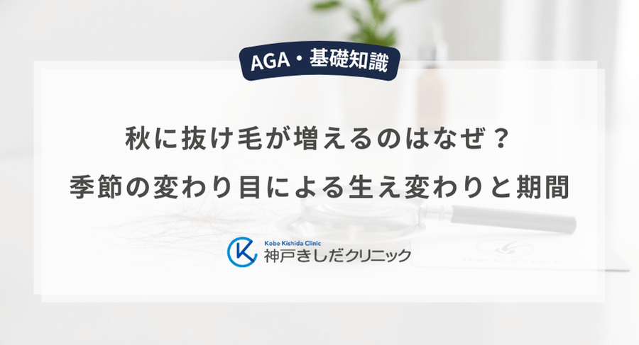 秋に抜け毛が増えるのはなぜ?季節の変わり目による生え変わりと期間