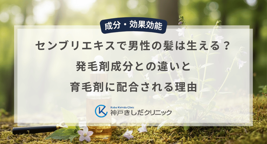 センブリエキスで男性の髪は生える?発毛剤成分との違いと育毛剤に配合される理由