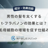 男性の髪を太くするt-フラバノンの効果とは？毛母細胞の増殖を促す仕組み