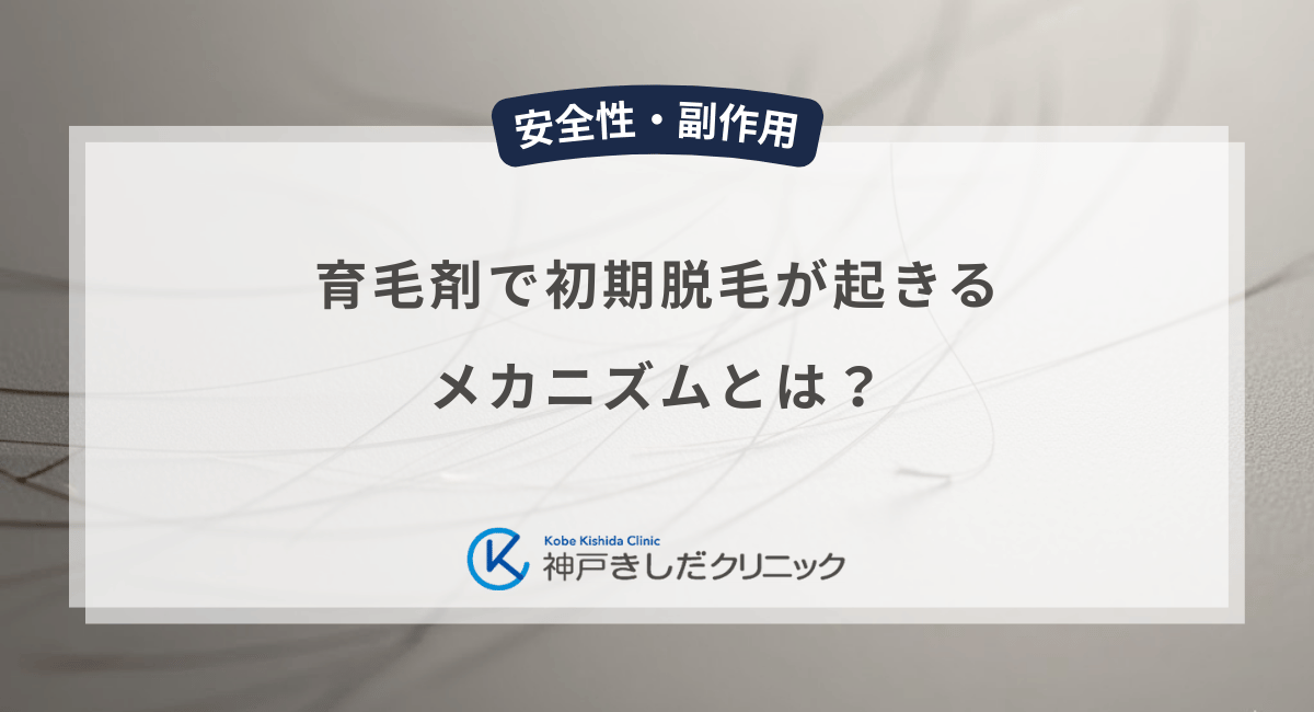 育毛剤で初期脱毛が起きるメカニズムとは？男性の新しい髪が育つ兆候を解説