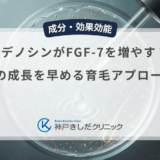 アデノシンがFGF-7を増やす？髪の成長を早める育毛アプローチ