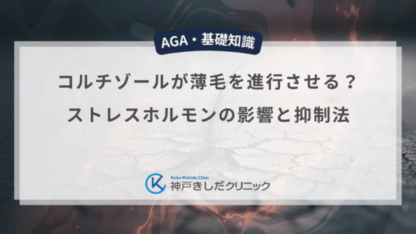 コルチゾールが薄毛を進行させる？ストレスホルモンの影響と抑制法