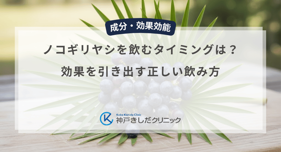 ノコギリヤシを飲むタイミングは？効果を引き出す正しい飲み方