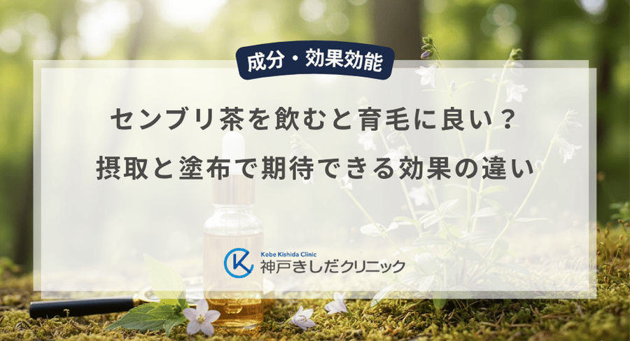 センブリ茶を飲むと育毛に良い？摂取と塗布で期待できる効果の違い