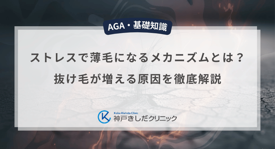 ストレスで薄毛になるメカニズムとは?抜け毛が増える原因を徹底解説