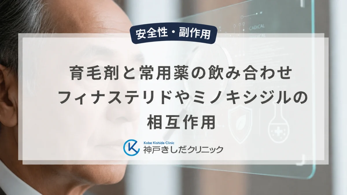 育毛剤と常用薬の飲み合わせ｜フィナステリドやミノキシジルの相互作用
