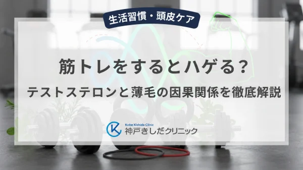 筋トレをするとハゲる？テストステロンと薄毛の因果関係を徹底解説