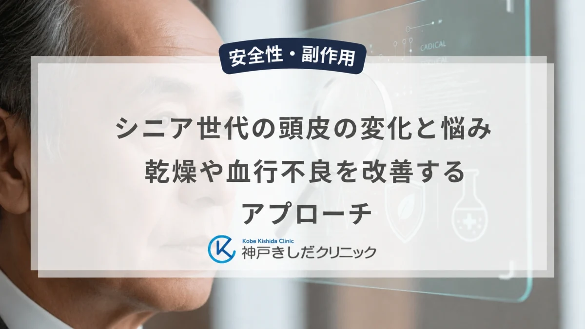 シニア世代の頭皮の変化と悩み|乾燥や血行不良を改善するアプローチ
