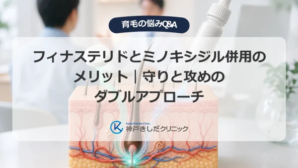 フィナステリドとミノキシジル併用のメリット｜守りと攻めのダブルアプローチ