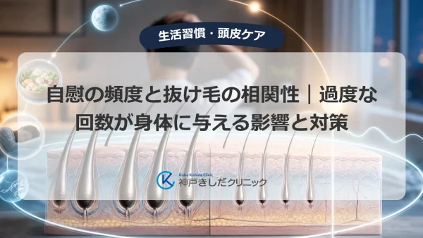 自慰の頻度と抜け毛の相関性｜過度な回数が身体に与える影響と対策