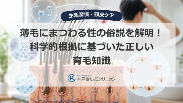 薄毛にまつわる性の俗説を解明！科学的根拠に基づいた正しい育毛知識
