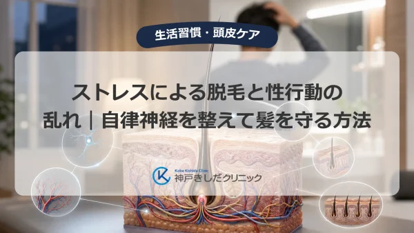 ストレスによる脱毛と性行動の乱れ｜自律神経を整えて髪を守る方法