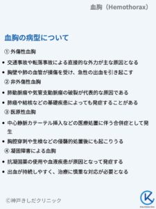 血胸(けっきょう / Hemothorax) – 呼吸器疾患 - 神戸きしだクリニック(神戸市中央区)