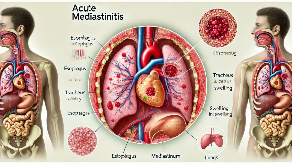急性縦隔炎(きゅうせいじゅうかくえん Acute mediastinitis) - 呼吸器疾患