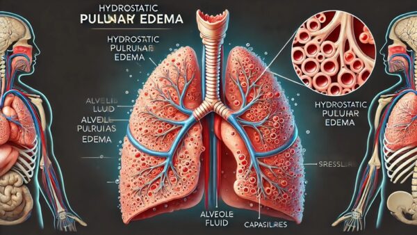 静水圧性肺水腫（HPE. Hydrostatic pulmonary edema） – 呼吸器疾患