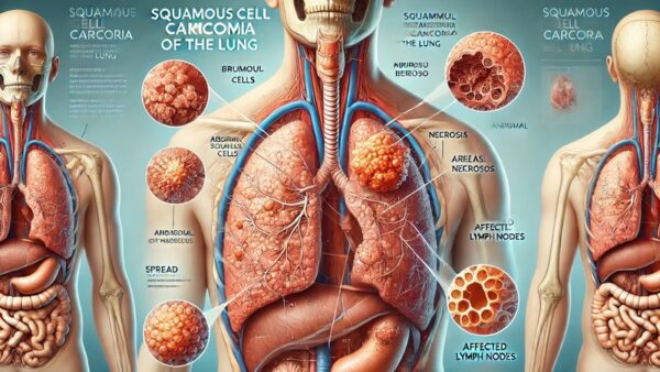 肺扁平上皮癌（Squamous cell lung carcinoma / lung cancer） – 呼吸器疾患