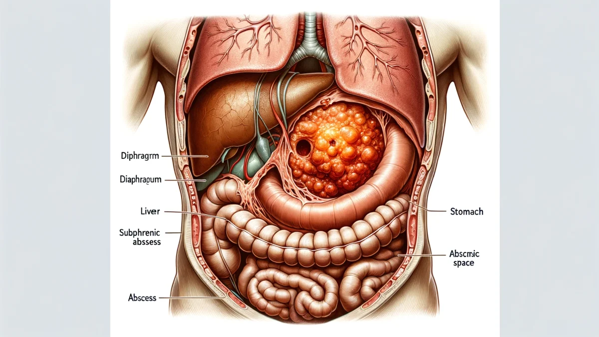 横隔膜下膿瘍(Subphrenic abscess) - 呼吸器疾患