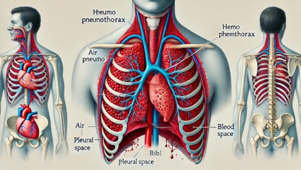 血気胸（Hemopneumothorax） – 呼吸器疾患Case courtesy of Andrew Van, Radiopaedia.org. From the case rID: 44657血気胸（Hemopneumothorax） – 呼吸器疾患