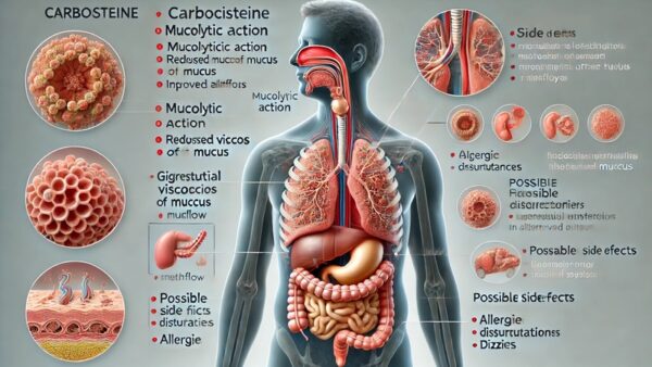 カルボシステイン（ムコダイン） – 呼吸器治療薬