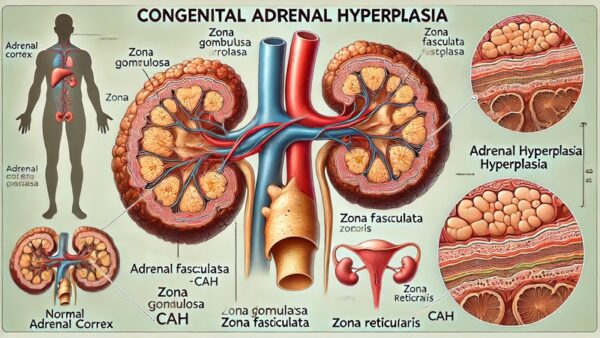 先天性副腎過形成症（CAH. Congenital Adrenal Hyperplasia） – 内分泌疾患