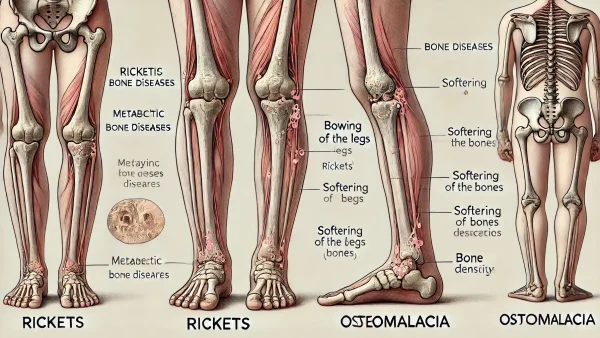 くる病・骨軟化症 （Rickets/Osteomalacia）- 代謝疾患