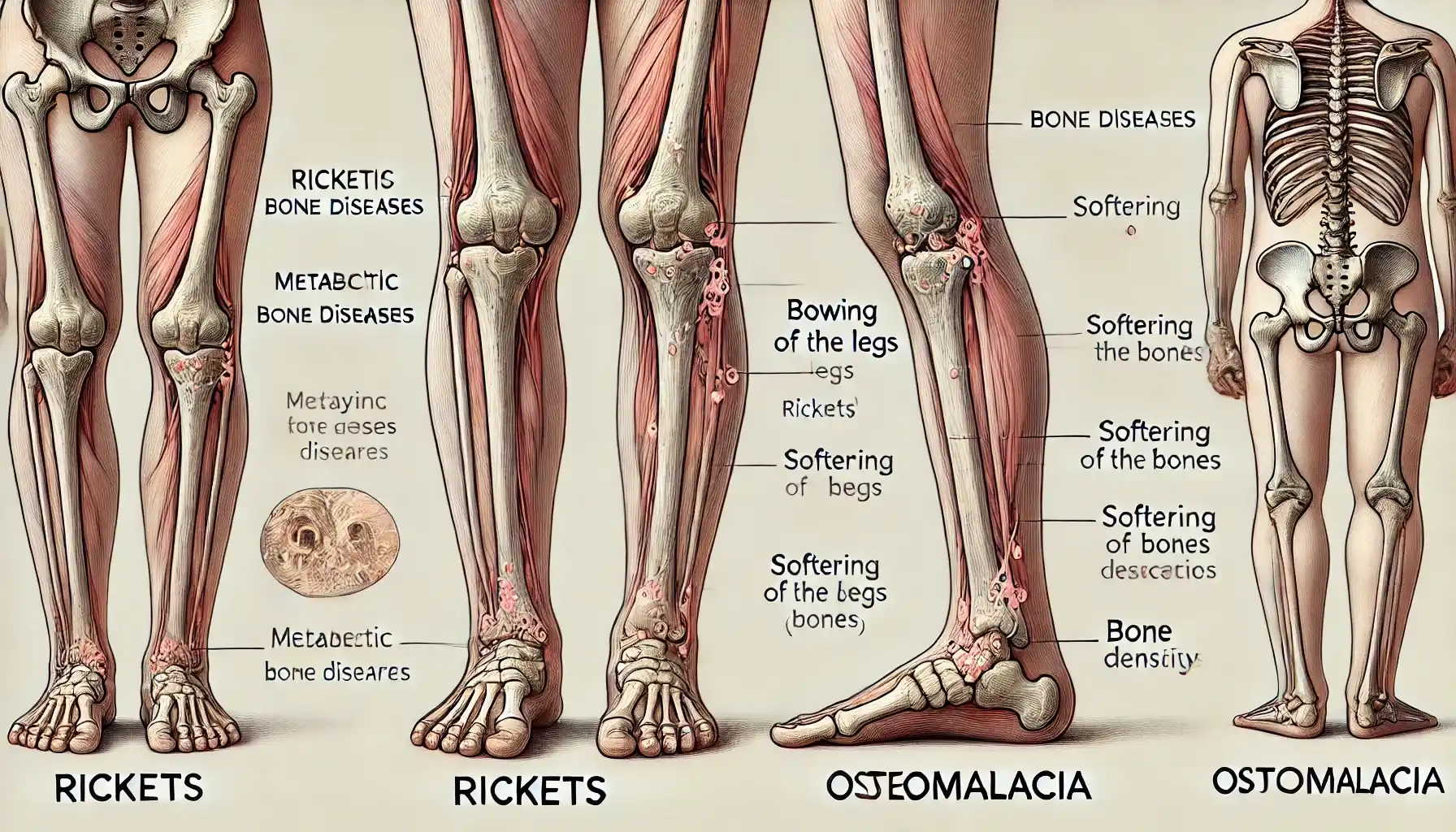 くる病・骨軟化症 （Rickets/Osteomalacia）- 代謝疾患 | 神戸きしだクリニック