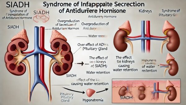 SIADH（バソプレシン分泌過剰症）（SIADH. Syndrome of inappropriate secretion of Antidiuretic Hormone） – 内分泌疾患