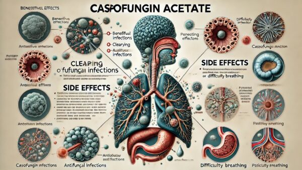 カスポファンギン酢酸塩（CPFG）（カンサイダス） – 呼吸器治療薬