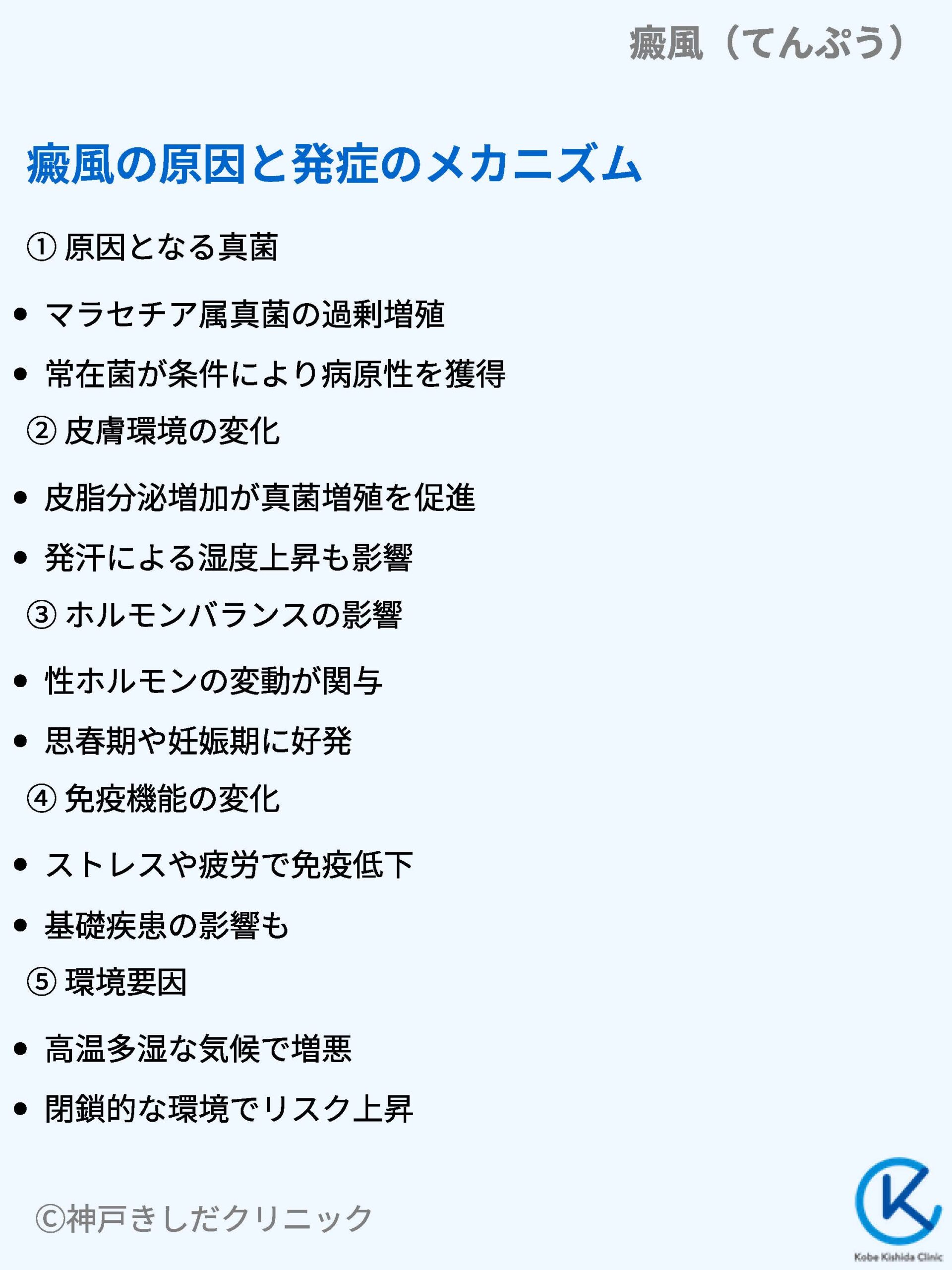 癜風(Tinea versicolor) – 感染症 - 神戸きしだクリニック(神戸市中央区)
