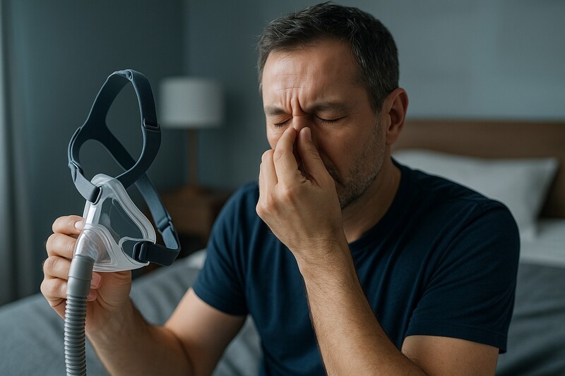 cpap 鼻 づまり, cpap 鼻 づまり 対策, cpap 口呼吸