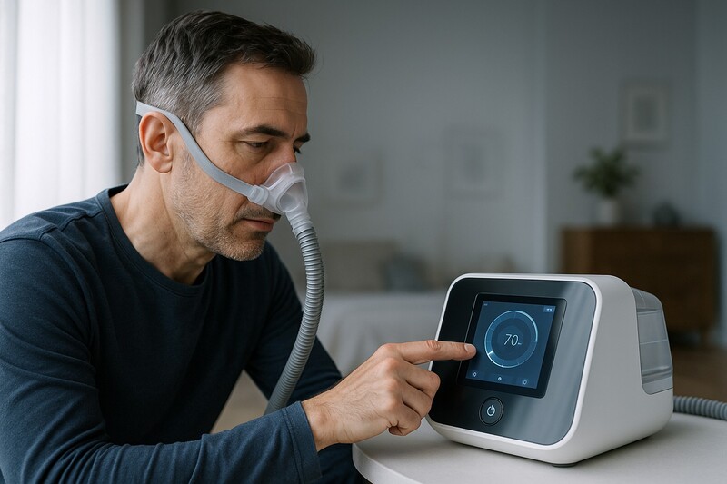 cpap 設定, cpap 圧 設定, cpap 圧力, cpap 使い方
