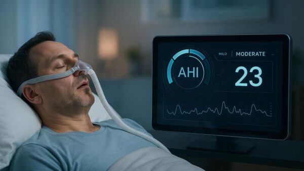 睡眠時無呼吸症候群の重症度判定基準とAHI指数の見方について