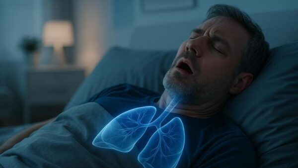 睡眠中に呼吸が止まるのはなぜ？考えられる原因と危険性、受診の目安